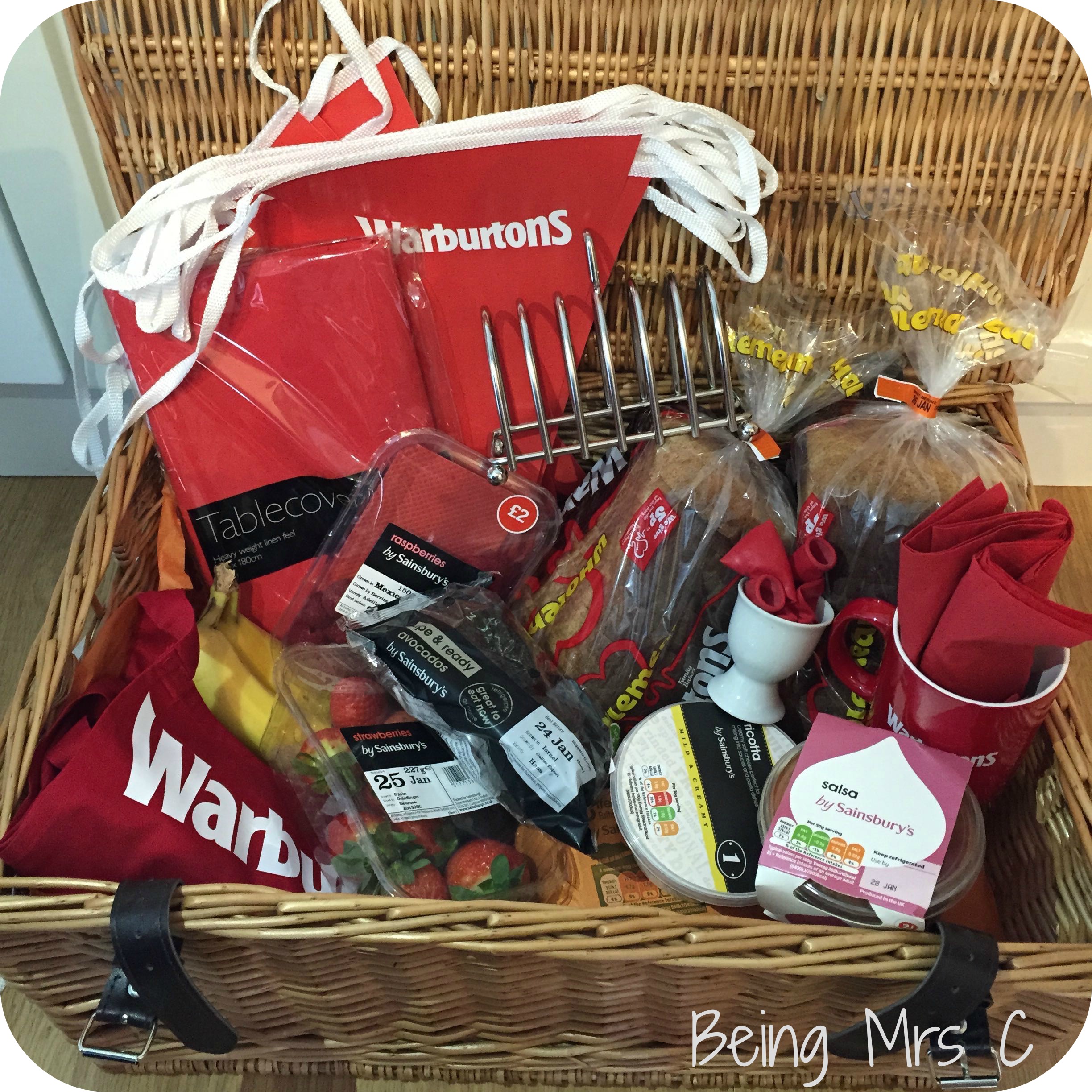 Big Red Breakfast featuring Baked Eggs on Salsa Being Mrs C