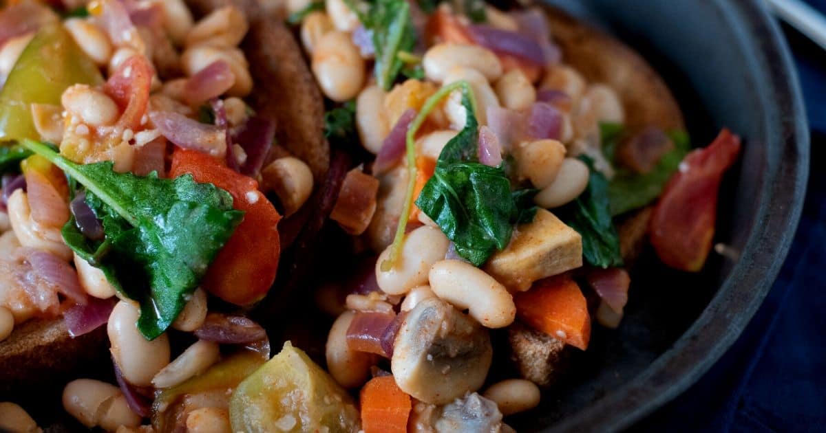Beans & Greens Breakfast Hash Being Nutritious