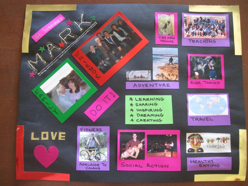 Kids with a Vision Vision Board Be Inspired Group