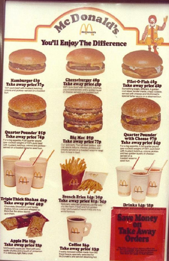 What Did Maccas OG 1940's Menu Look Like? The Cut