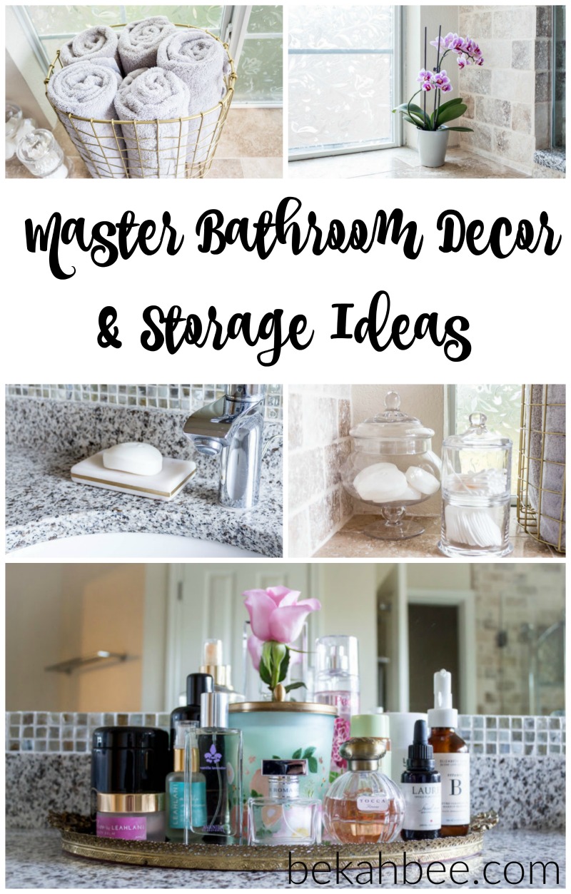 Our Master Bathroom Decor and Bathroom Storage Ideas