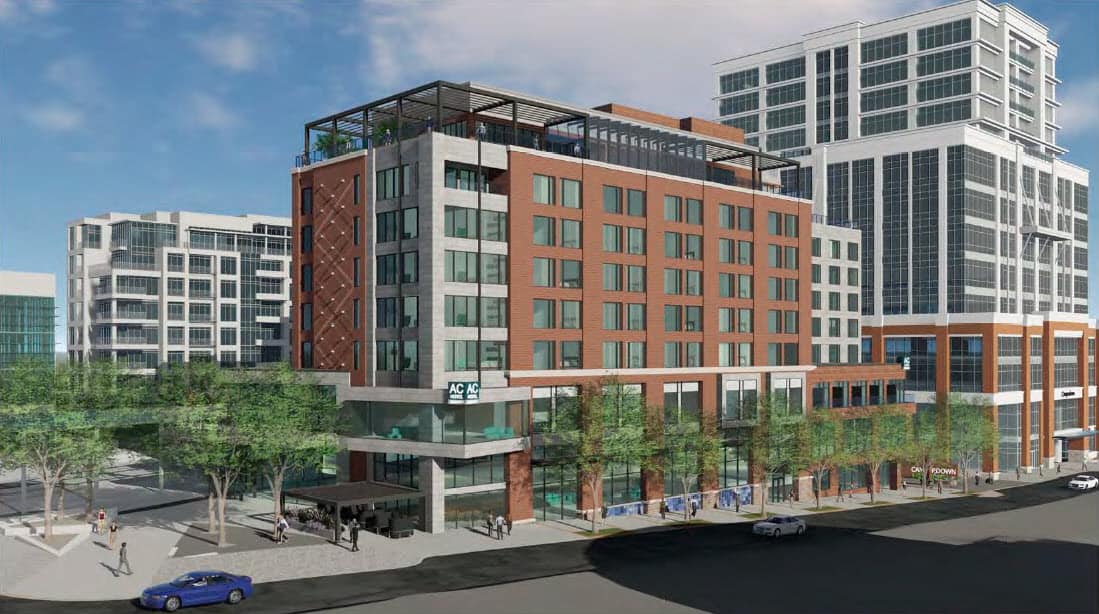 AC Hotel by Marriott Tops Out BE&K Building Group