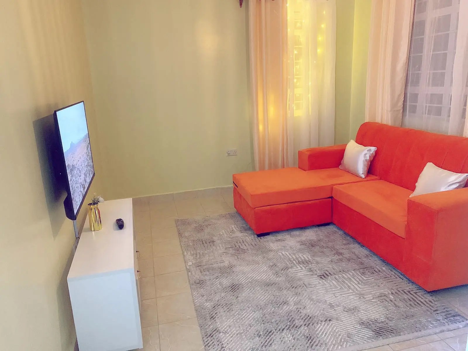 Big Orange One Bedroom Apartment Utawala KES 2,500 per day Bekhan Homes