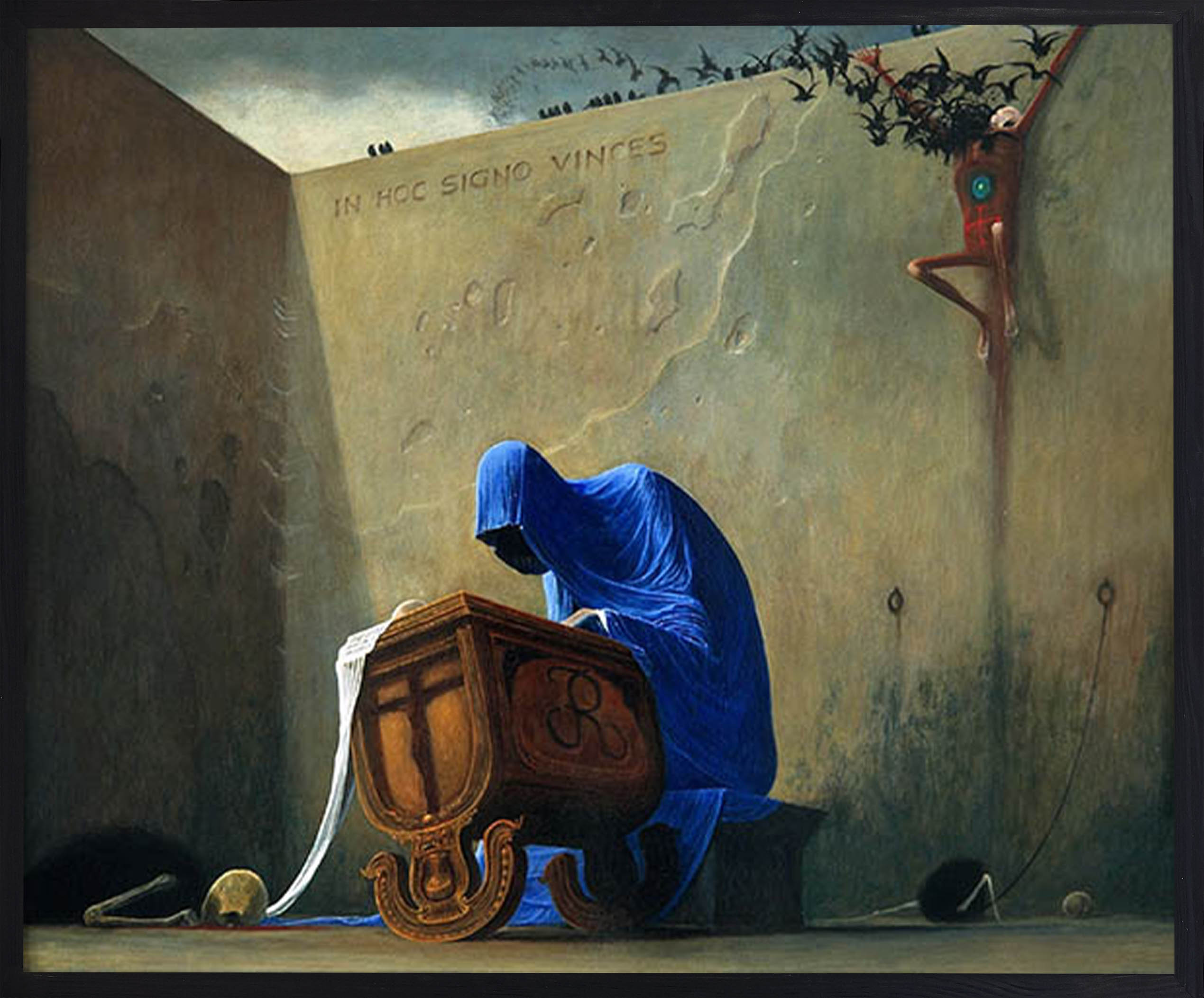 Zdzisław Beksiński obraz AC74 Beks.pl