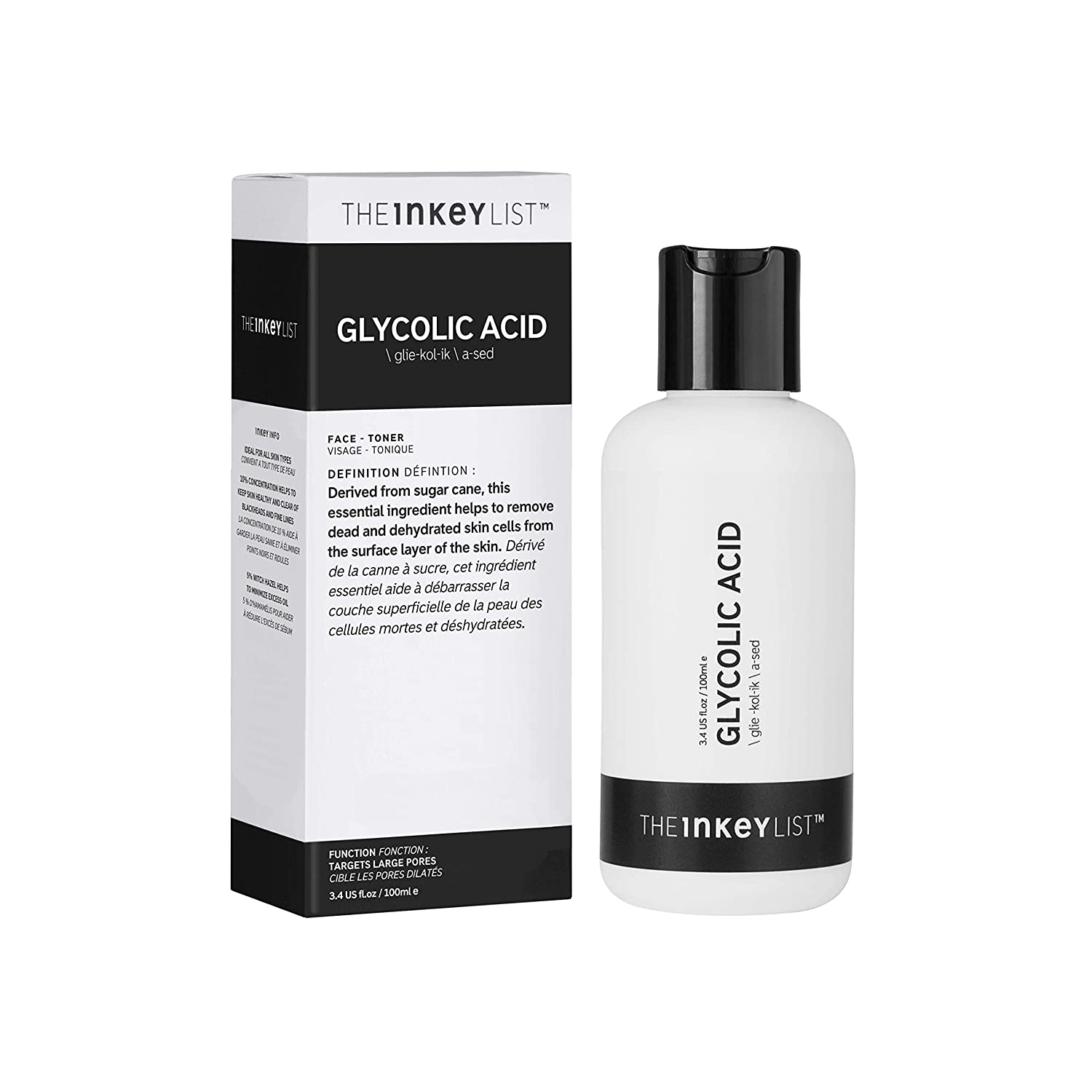 Tónico con Ácido Glicólico 10 The Inkey List 100ml