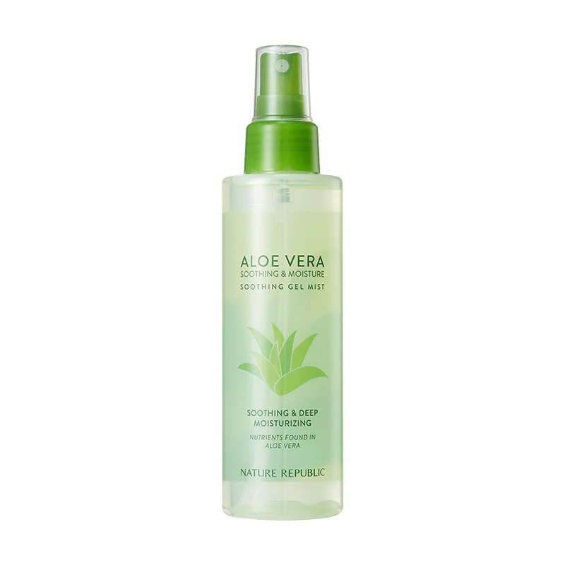 Nature Republic Soothing & Moisture Aloe Vera Soothing Gel Mist, 155 ML