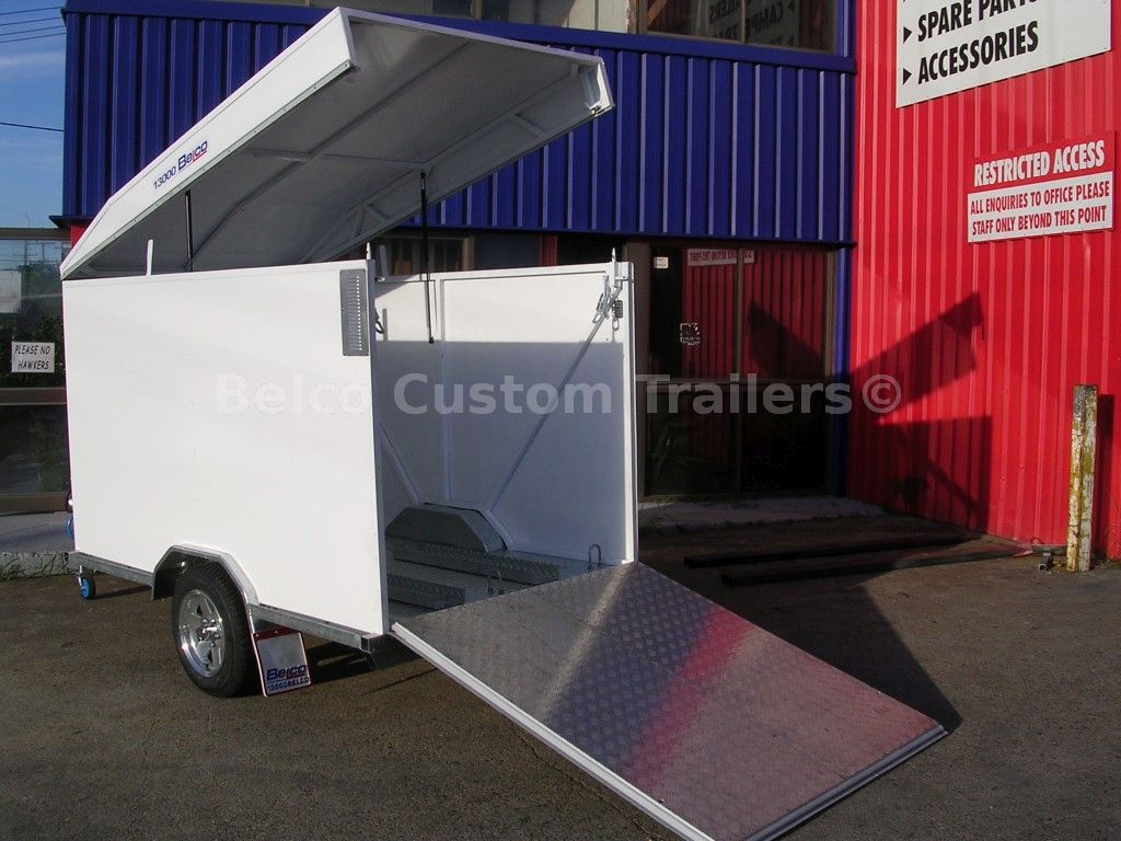 Enclosed Motorbike Trailers Custommade in QLD by Belco