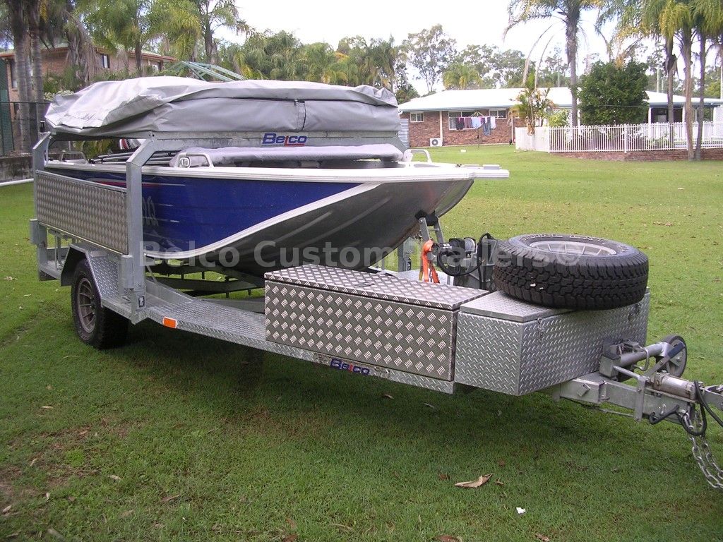 Belco Land and Sea Campers The best boat camper combo in Brisbane