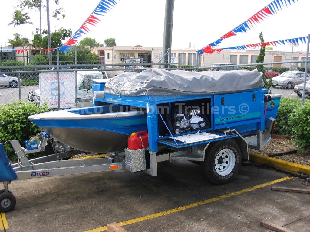 Belco Land and Sea Campers The best boat camper combo in Brisbane