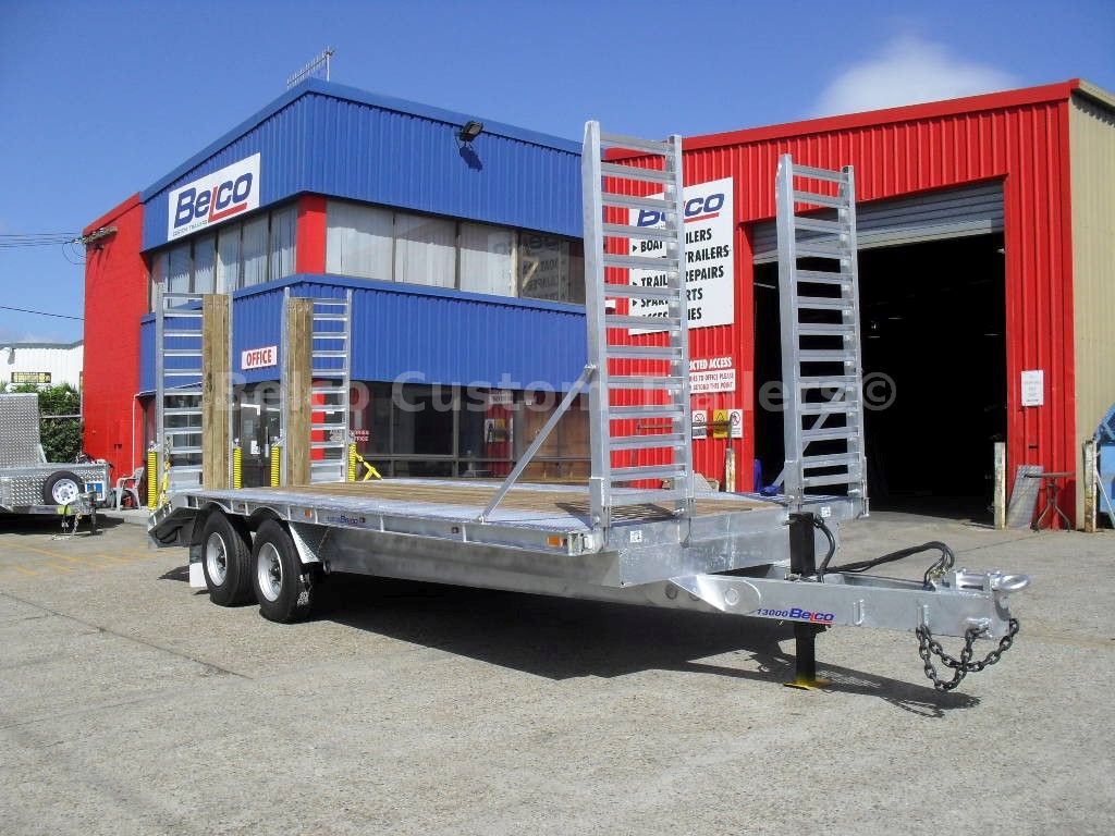 Custom Flatbed Trailers designed to suit your equipment Built by Belco™