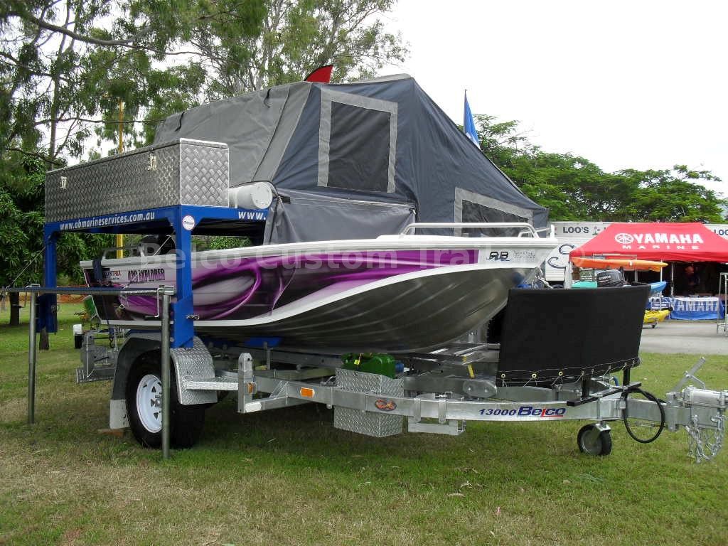 Belco Land and Sea Campers The best boat camper combo in Brisbane
