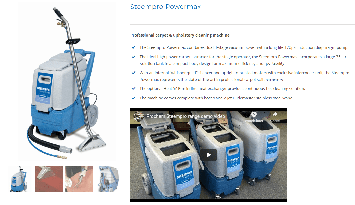 Prochem Powermax Belfast Carpet & Upholstery Cleaning