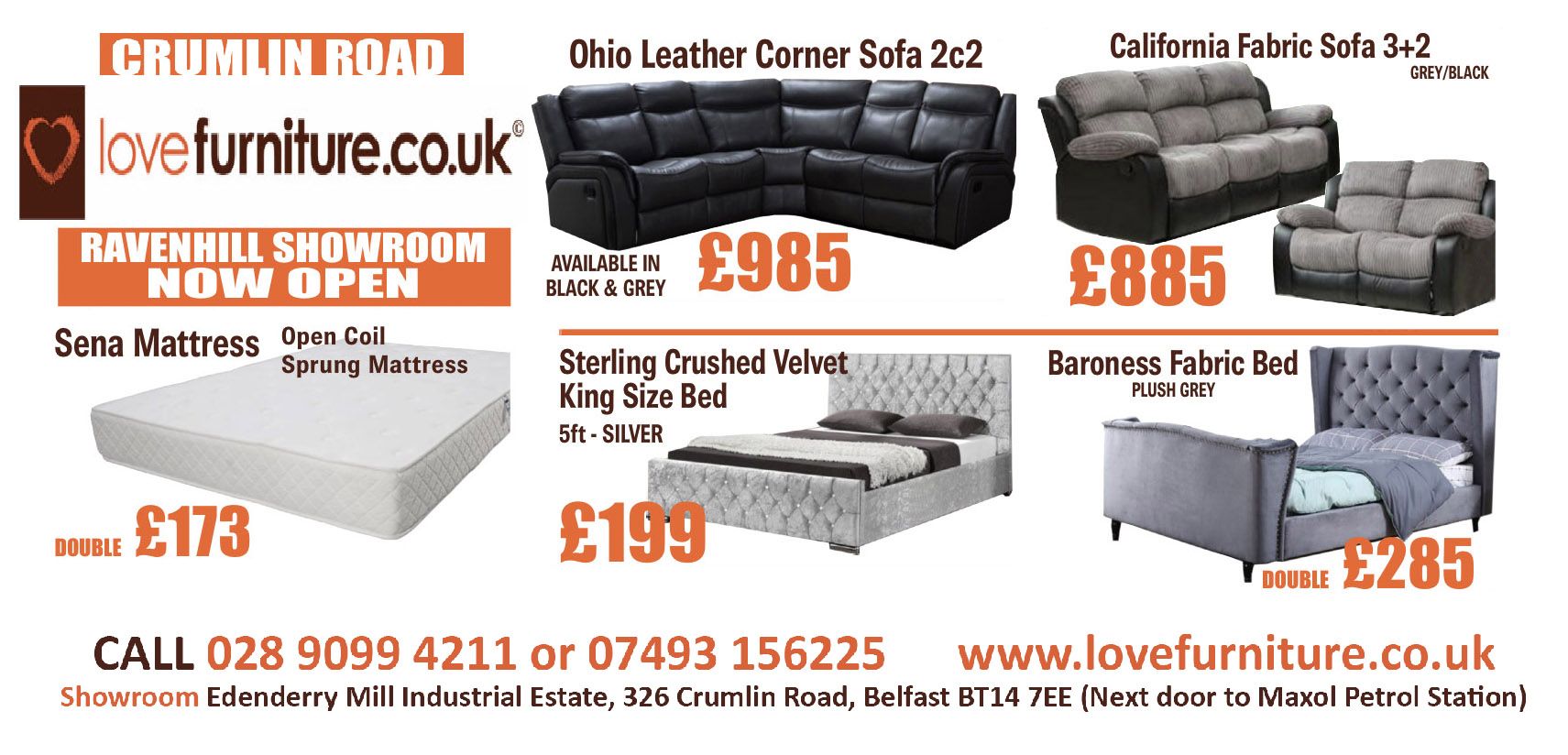 WATCH Love Furniture opens new Belfast showroom on Ravenhill Road