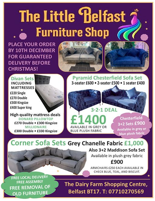 VIDEO Big deals this Christmas at The Little Belfast Furniture Shop in