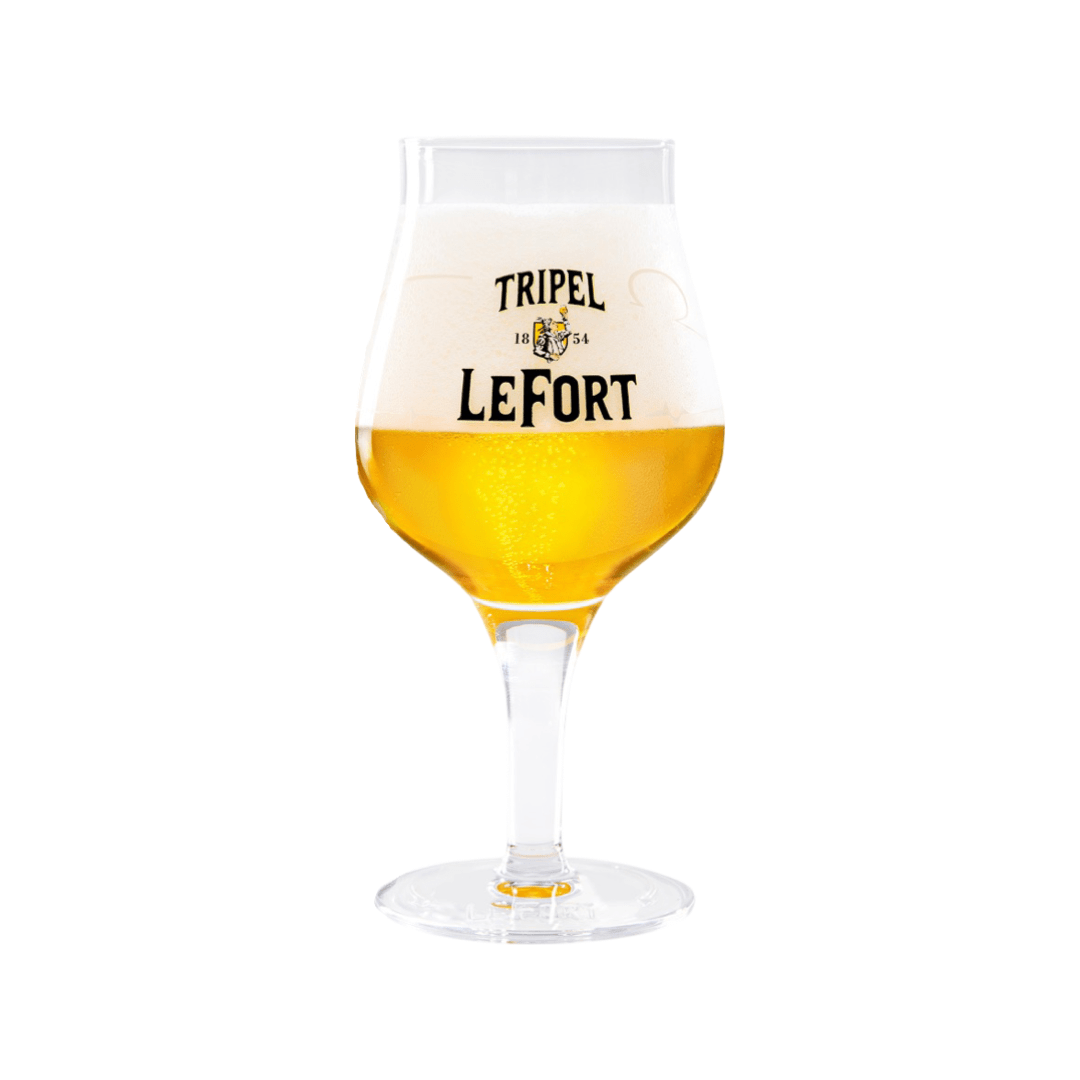 LeFort glass Belgium beer