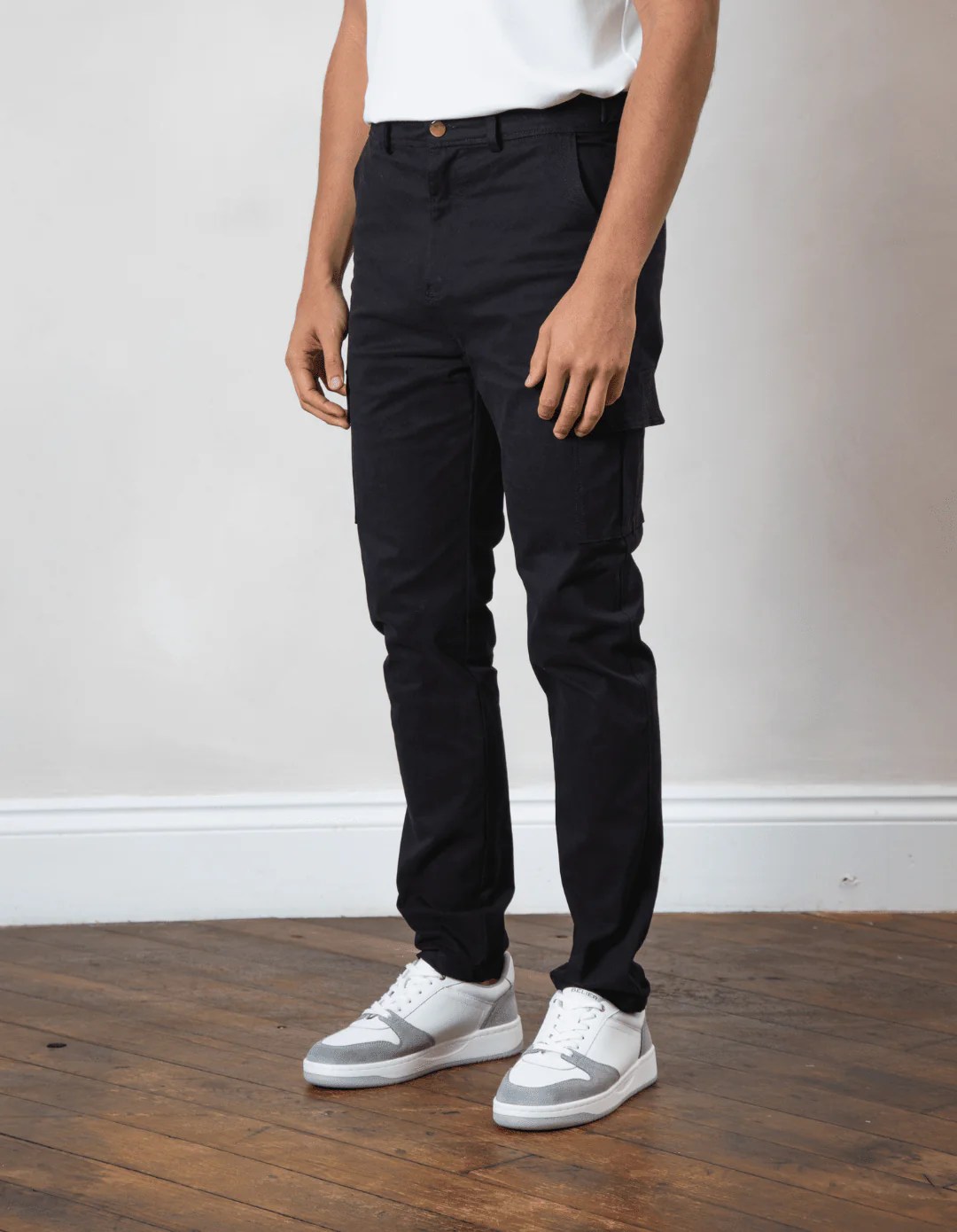 Cotton Cargo Pant Black BELIER