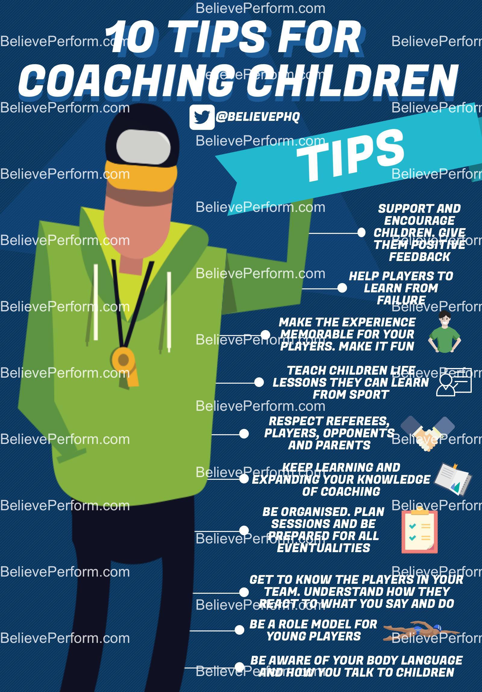 10 tips for coaching children BelievePerform The UK's leading
