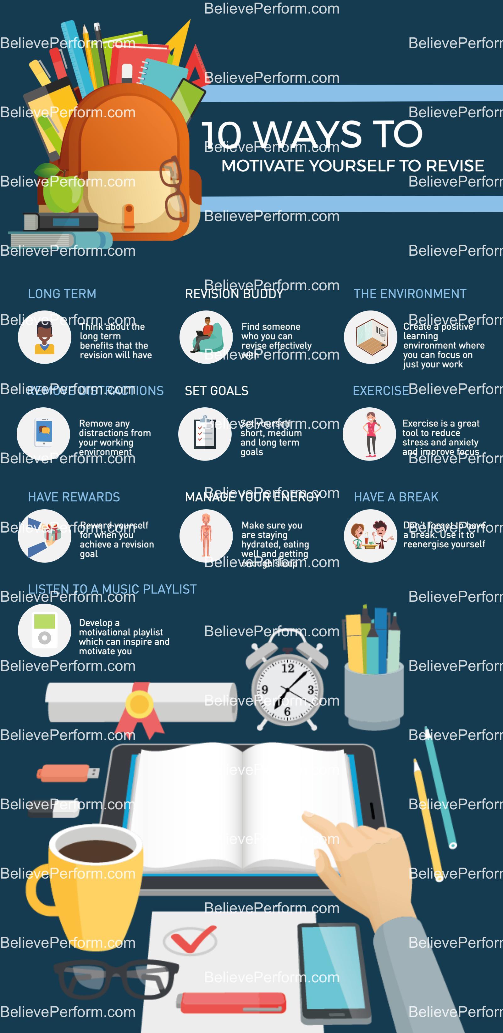 10 ways to motivate yourself to revise BelievePerform The UK's