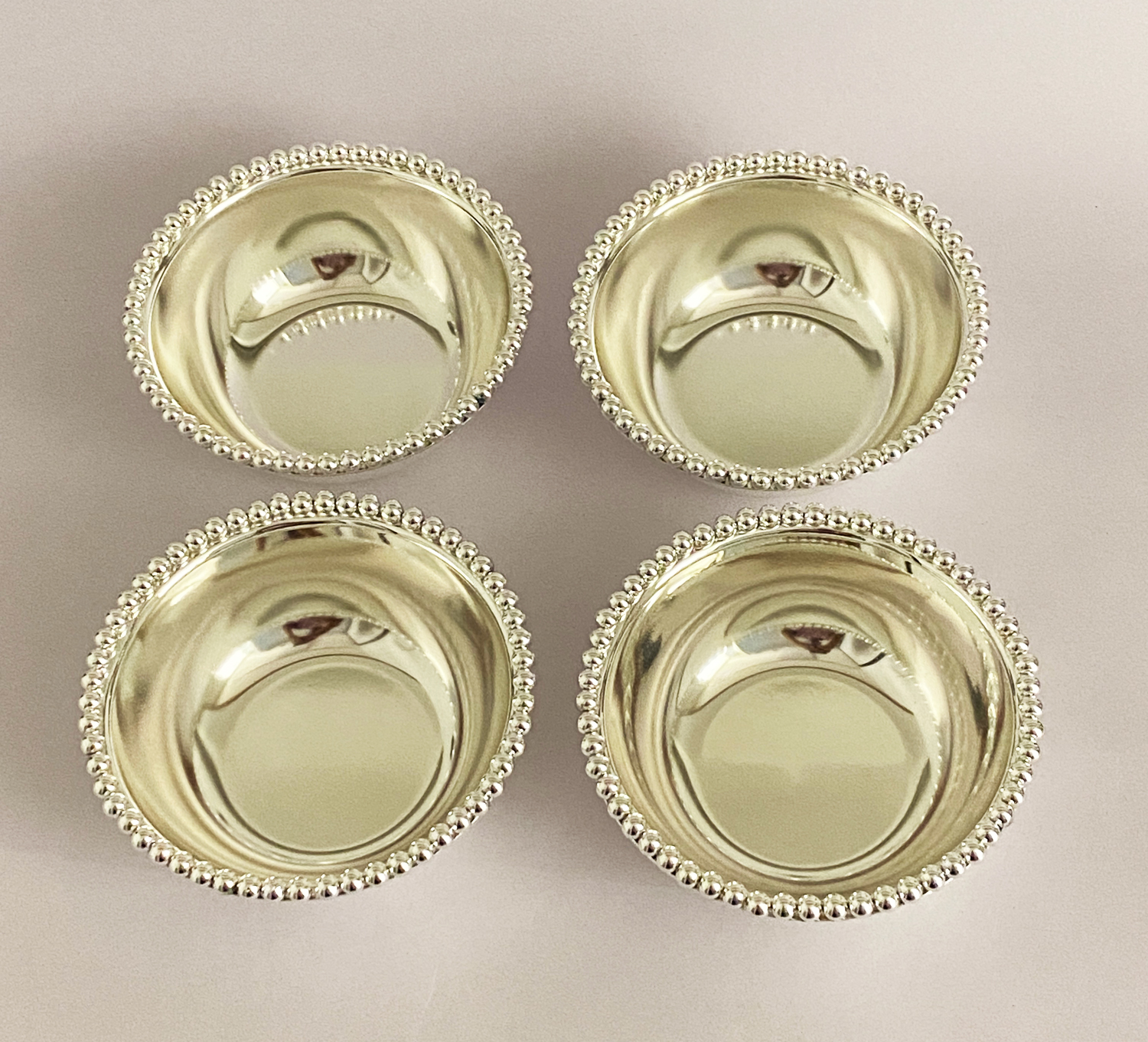 Antique Silver Plated Round Bowl Gift BELIRAMS SILVER GIFTS