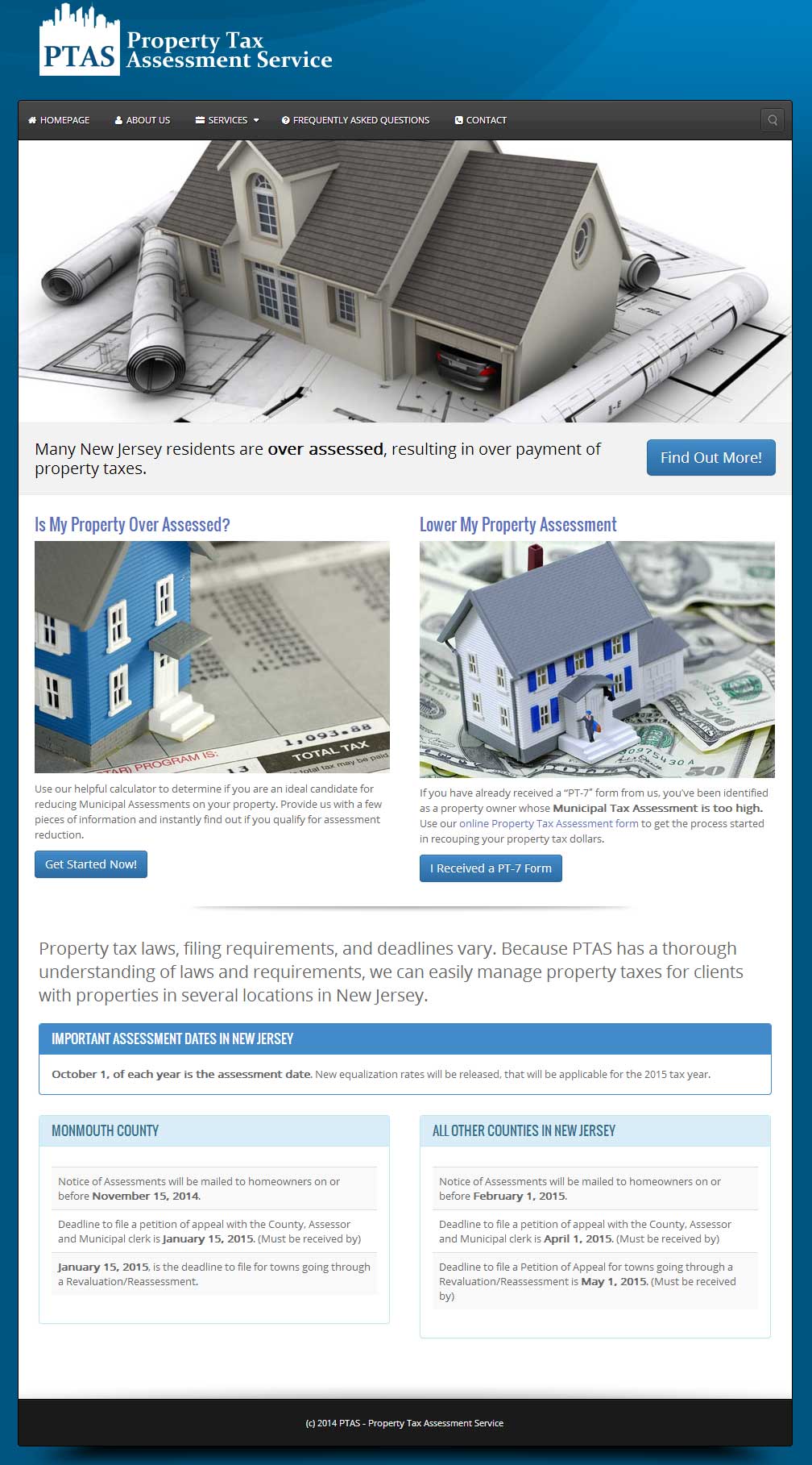 Property Tax Assessment Service Wordpress  Design Wordpress Support