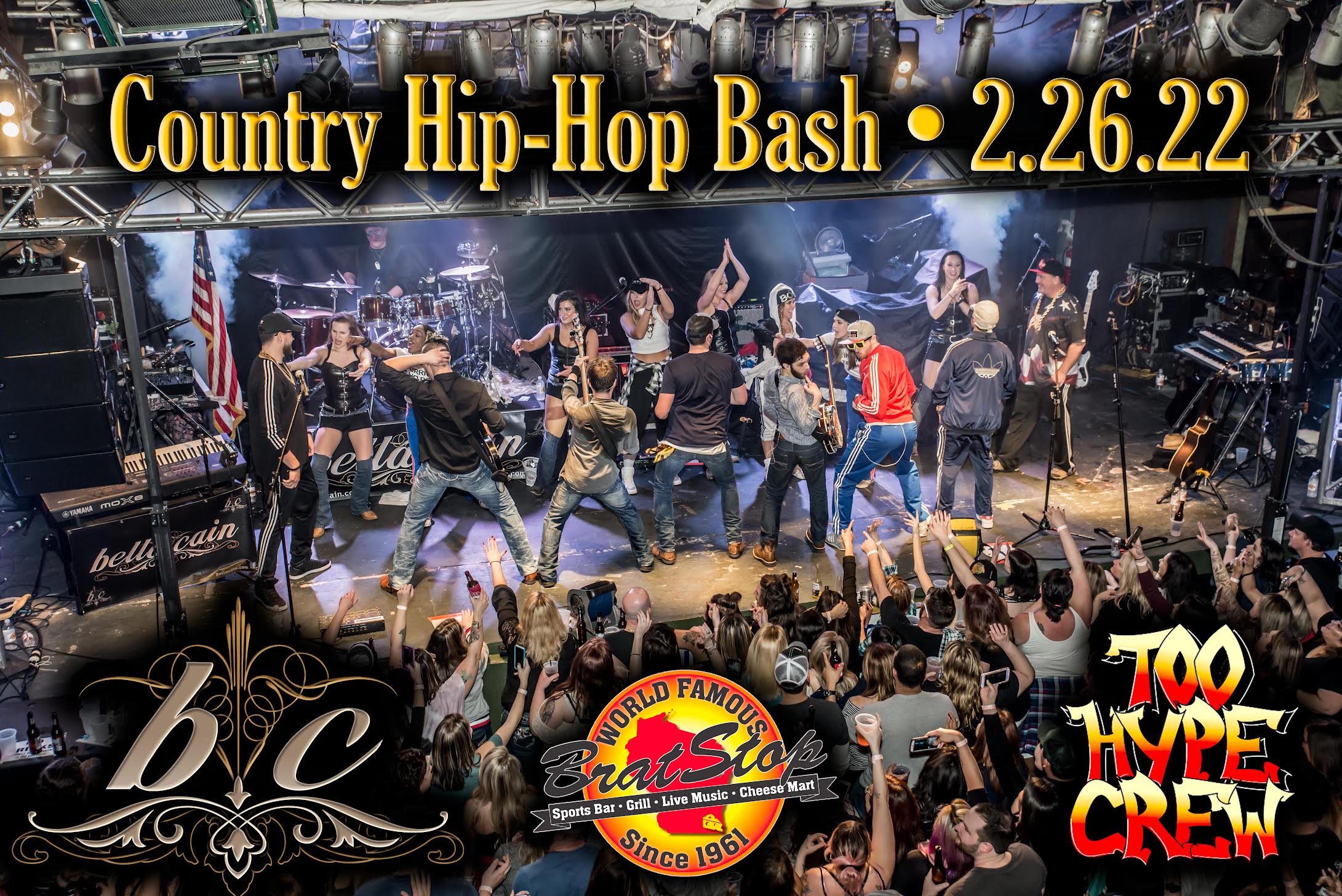 Country/HipHop Bash at The Brat Stop Bella Cain