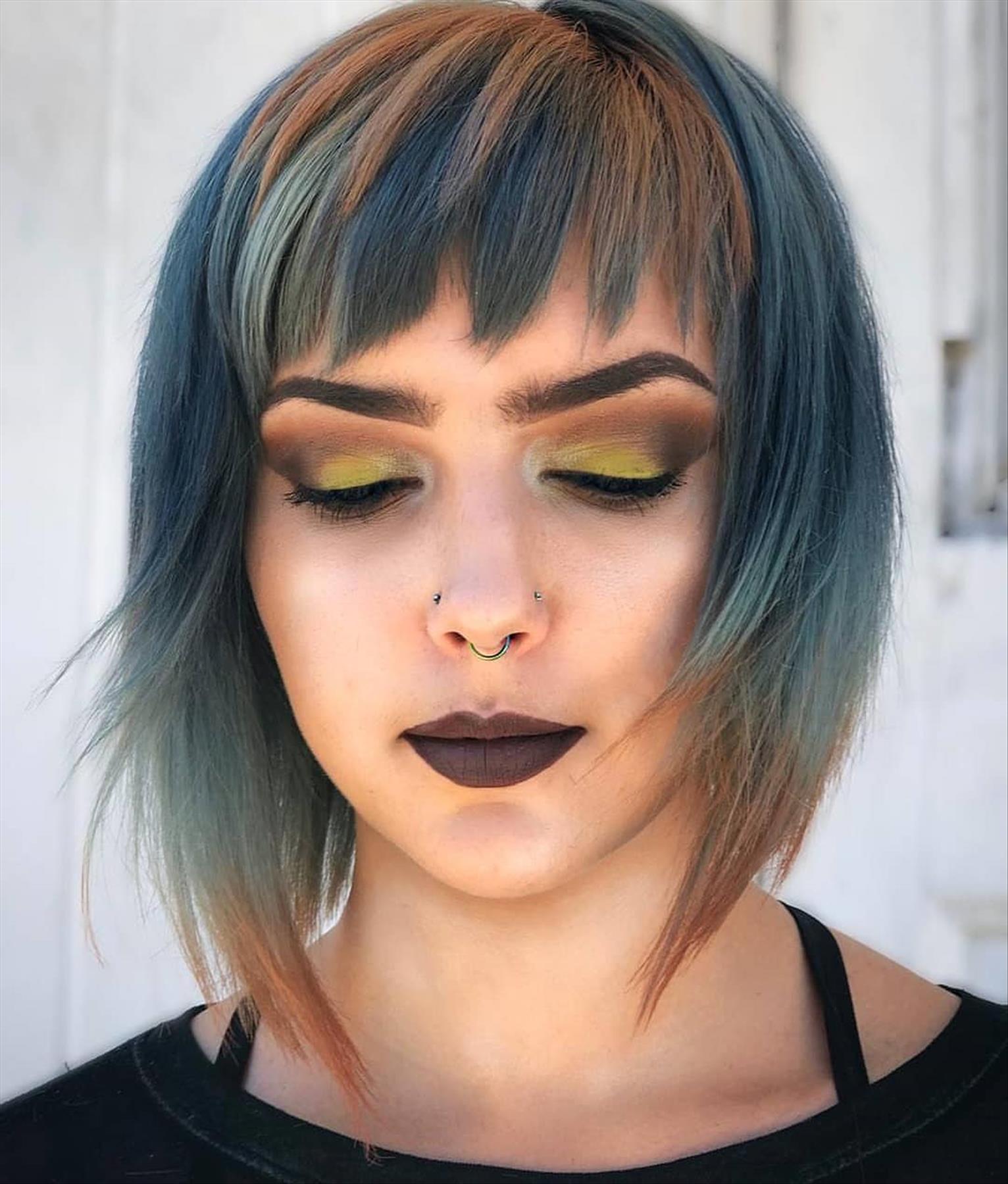 37 Cool hair color ideas for short hair and fine hair Bellacocosum