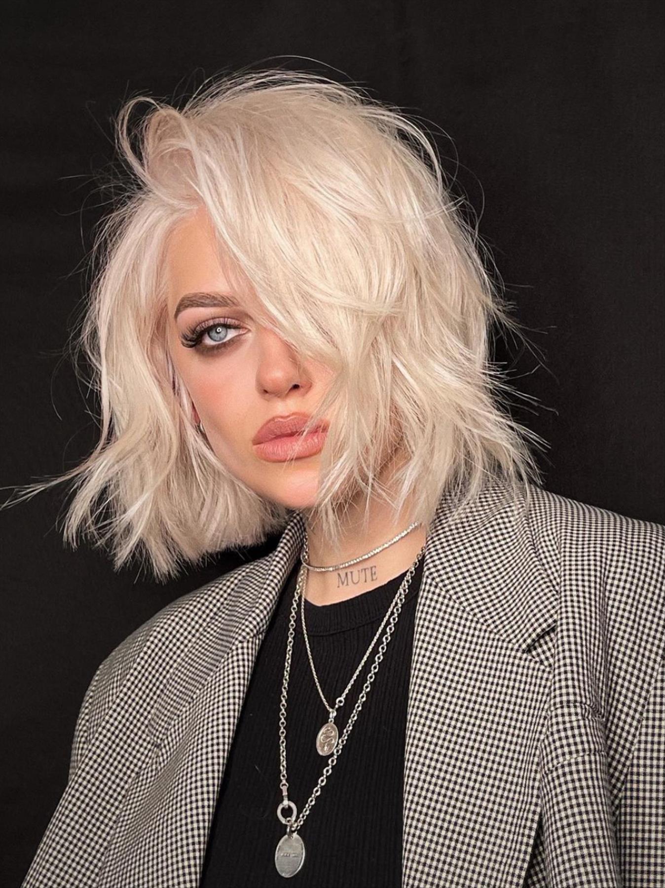 37 Cool hair color ideas for short hair and fine hair Bellacocosum