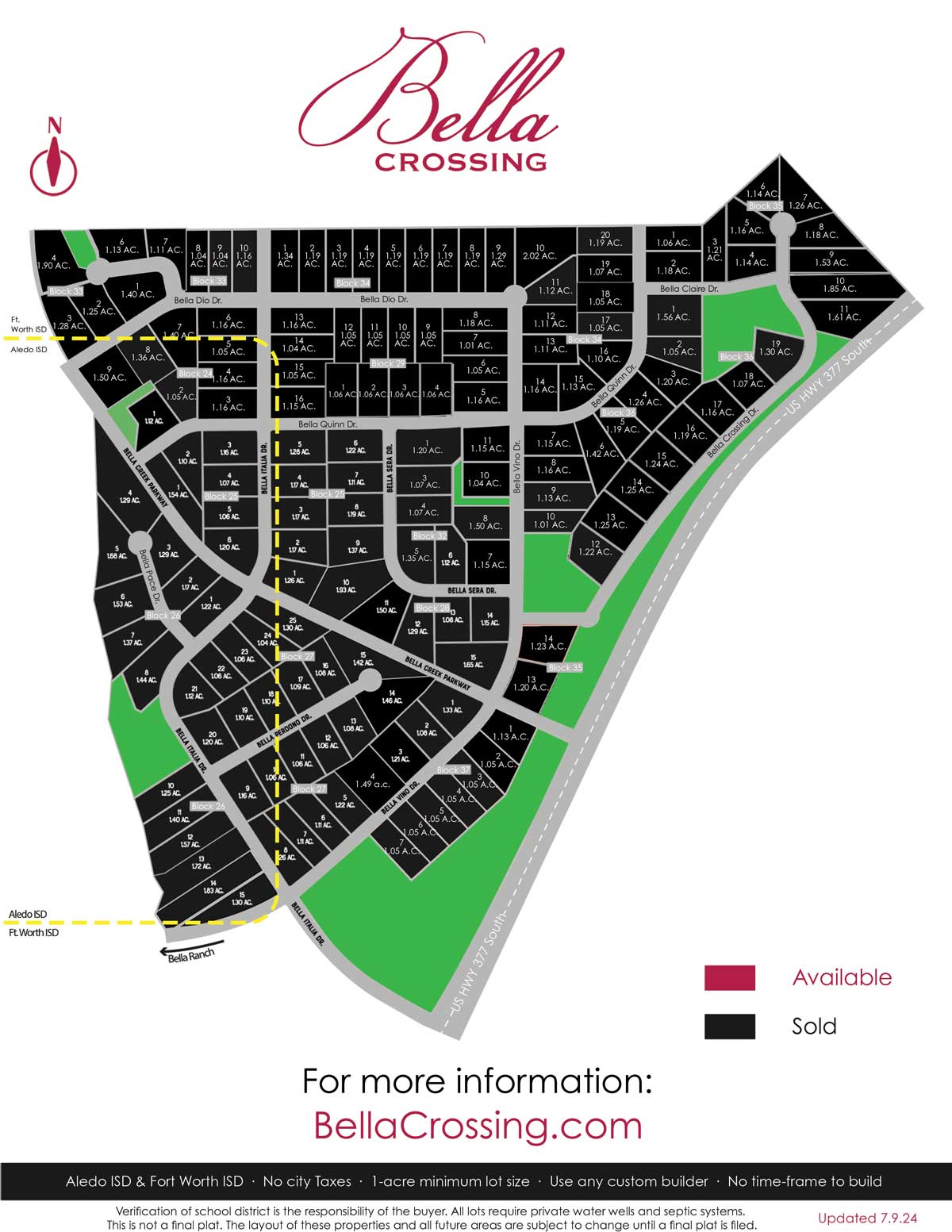 Bella Crossing Land for sale near Aledo, TX