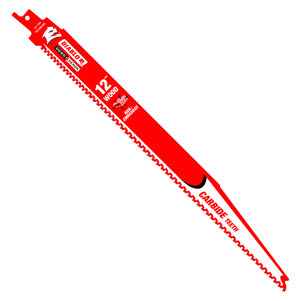 12 in. Carbide Recip Blade for NailEmbedded Wood Bella flooring plus