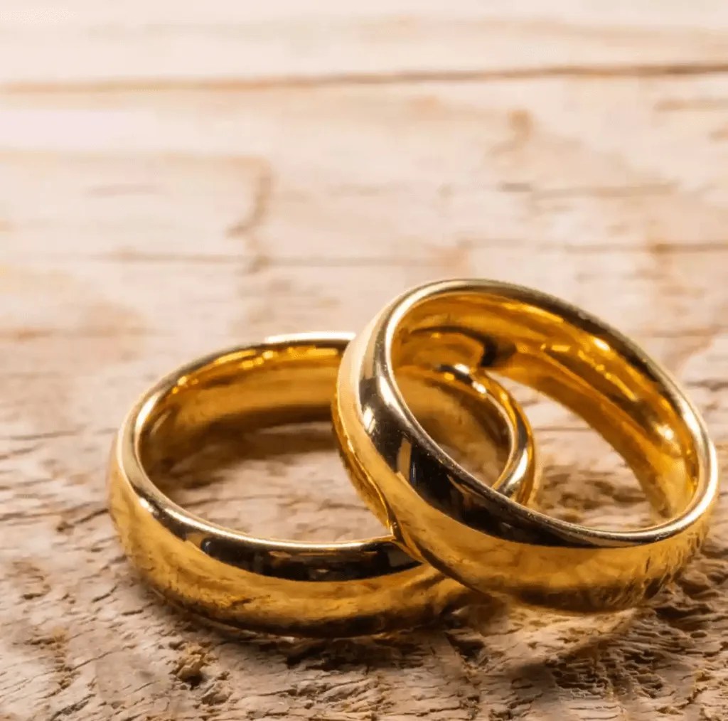 Gold Wedding Rings Png