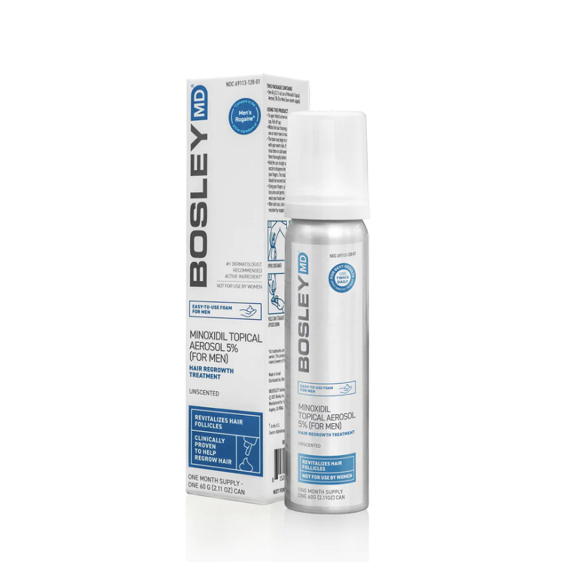 Bosley Men's / Women's Extra Strength Minoxidil 5 Topical (Foam