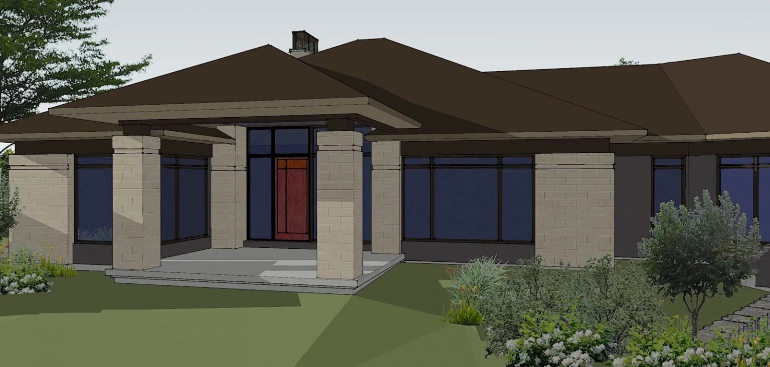 Manotick Estates Modern Custom Bungalow Bell+Associates Architecture