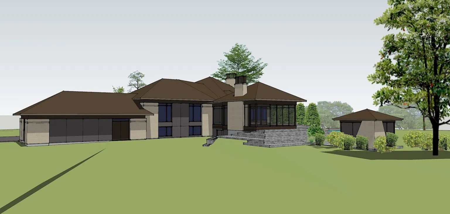 Manotick Estates Modern Custom Bungalow Bell+Associates Architecture