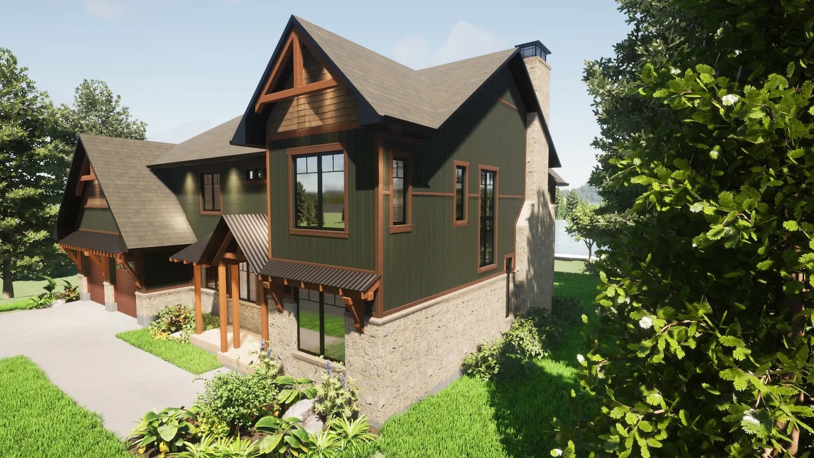 Big Rideau Lake Waterfront Home Bell+Associates Architecture