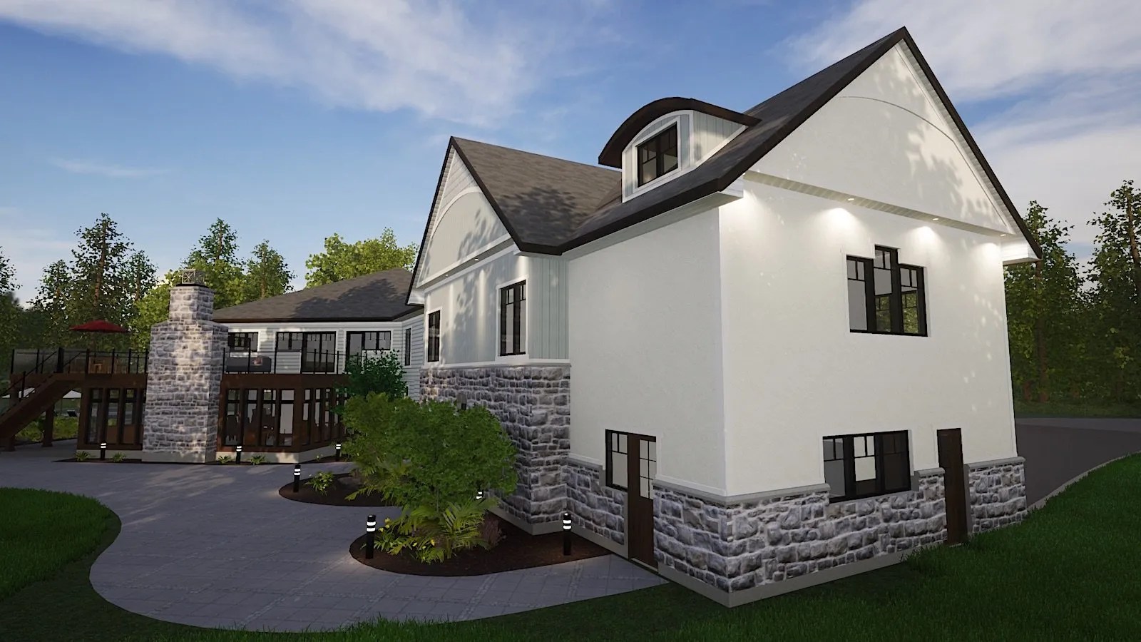 Kanata Custom Estate Home Modern Craftsman with a Hint of