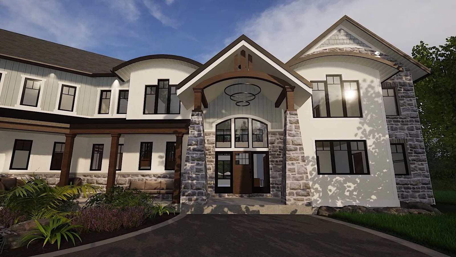 Kanata Custom Estate Home Modern Craftsman with a Hint of