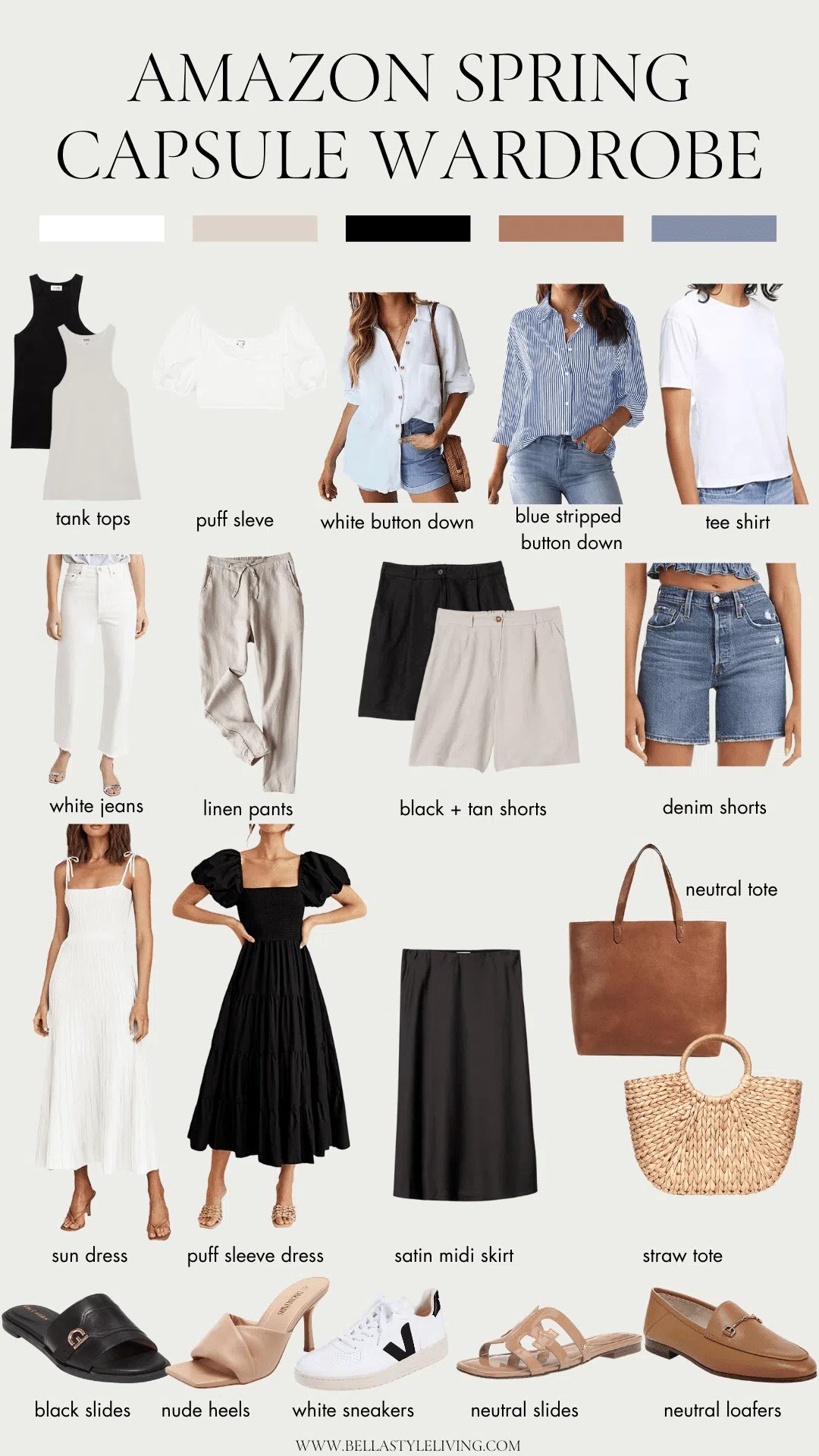 Amazon Spring Capsule Wardrobe (2024) Bella Style Living