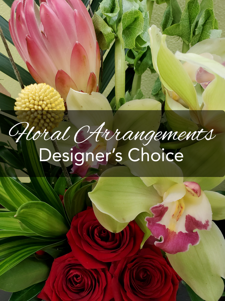 Designer’s Choice Arrangements Bella Vita Flowers