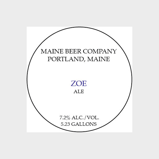 Maine Beer Zoe Bell Beverage
