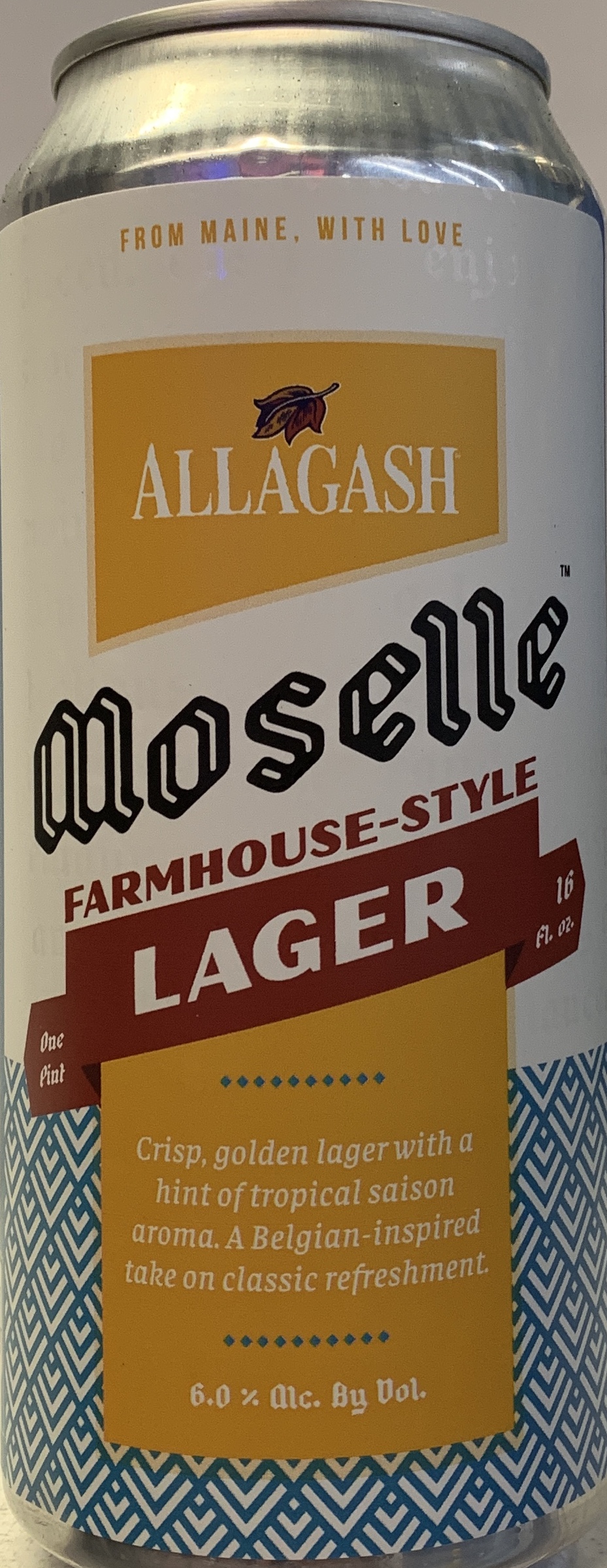 Allagash Moselle Bell Beverage