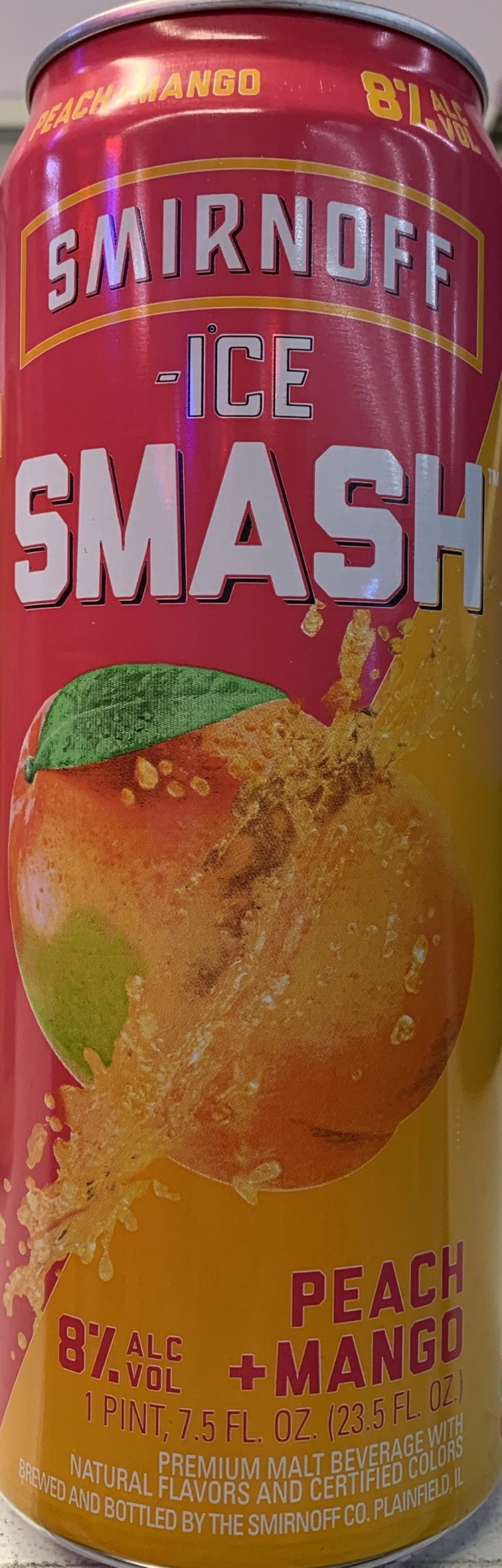 Smirnoff Ice Smash Peach & Mango Bell Beverage