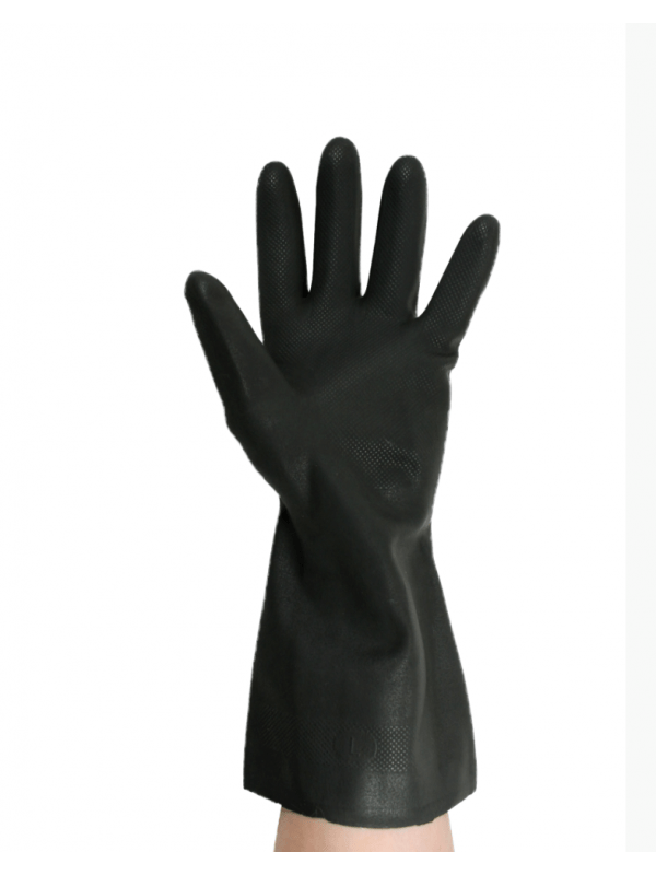 Black Industrial Rubber Gloves