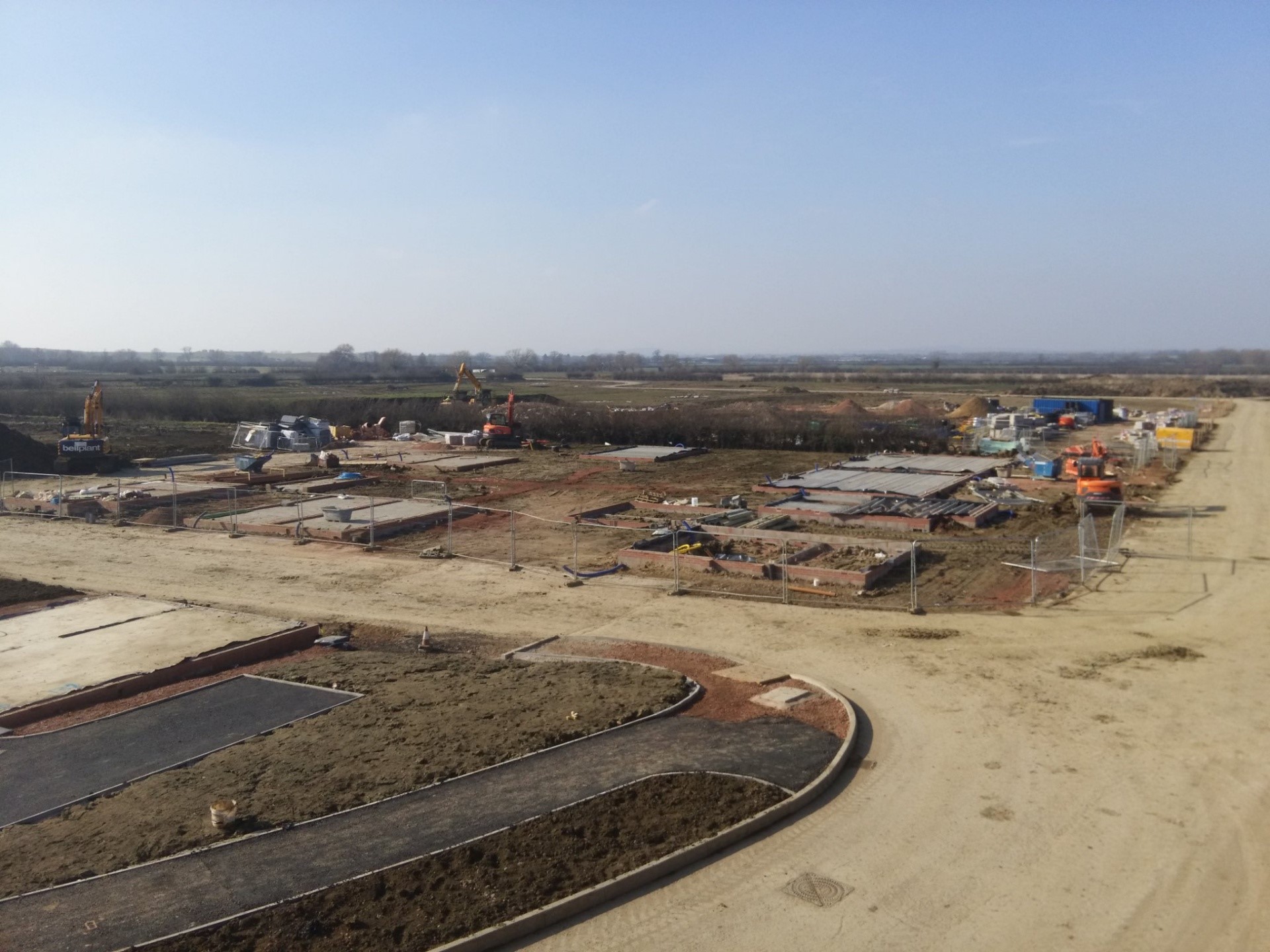 Persimmon Homes, Green Acres, Cleeve Bell Contracting