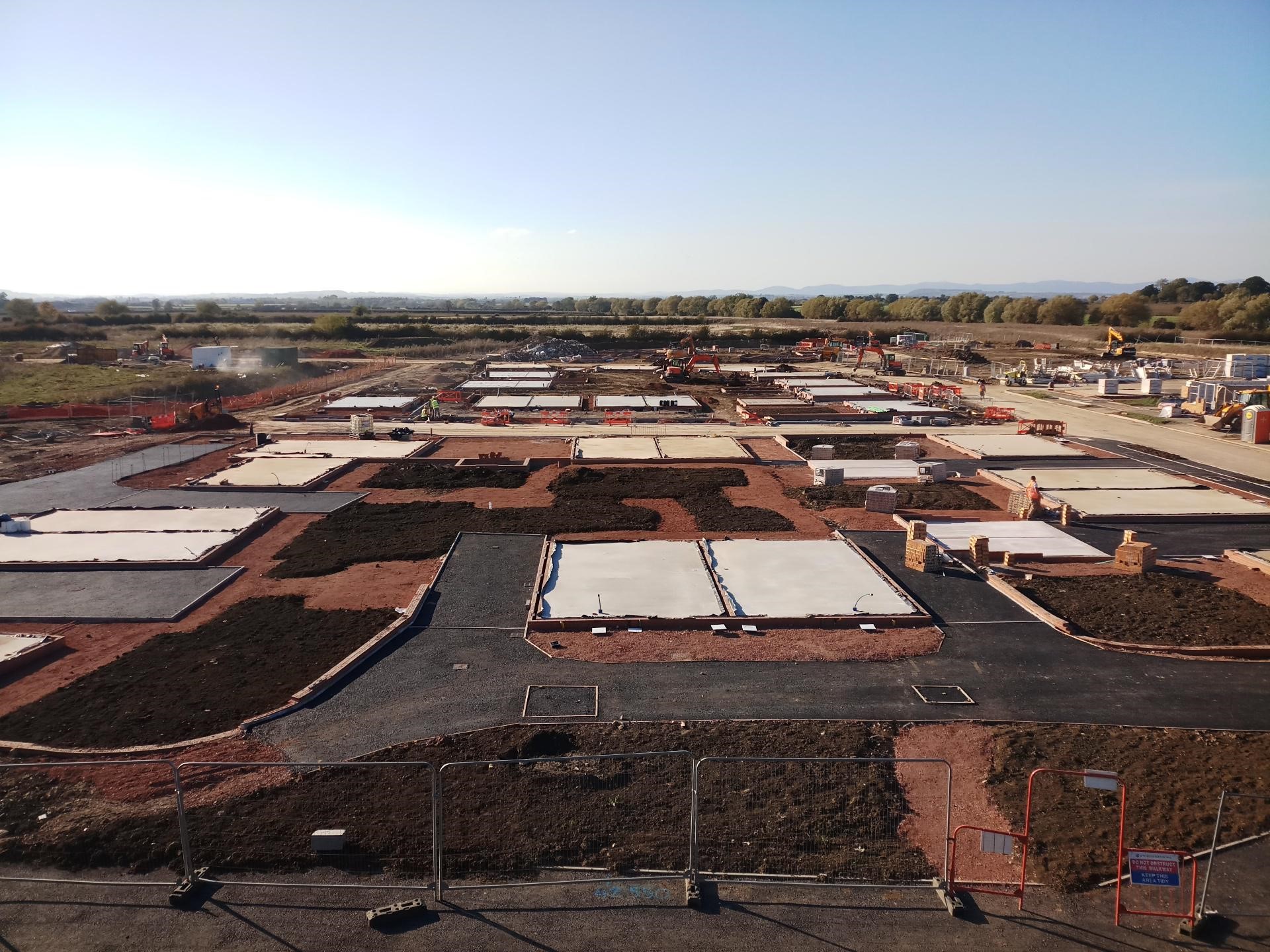 Persimmon Homes, Green Acres, Cleeve Bell Contracting