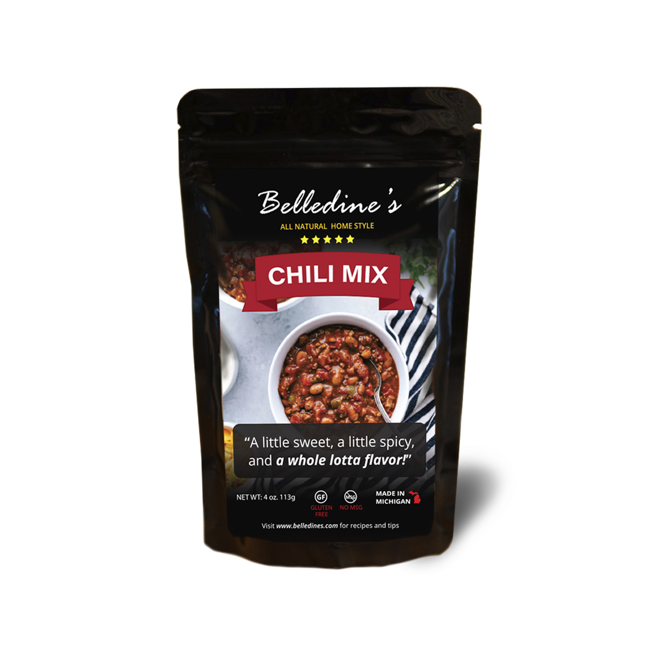 Chili Mix Belledine's Barbecue Sauce and Seasonings