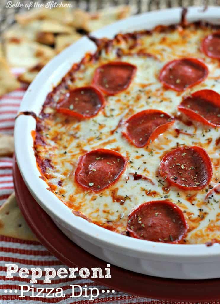 Pepperoni Pizza Dip Belle of the Kitchen