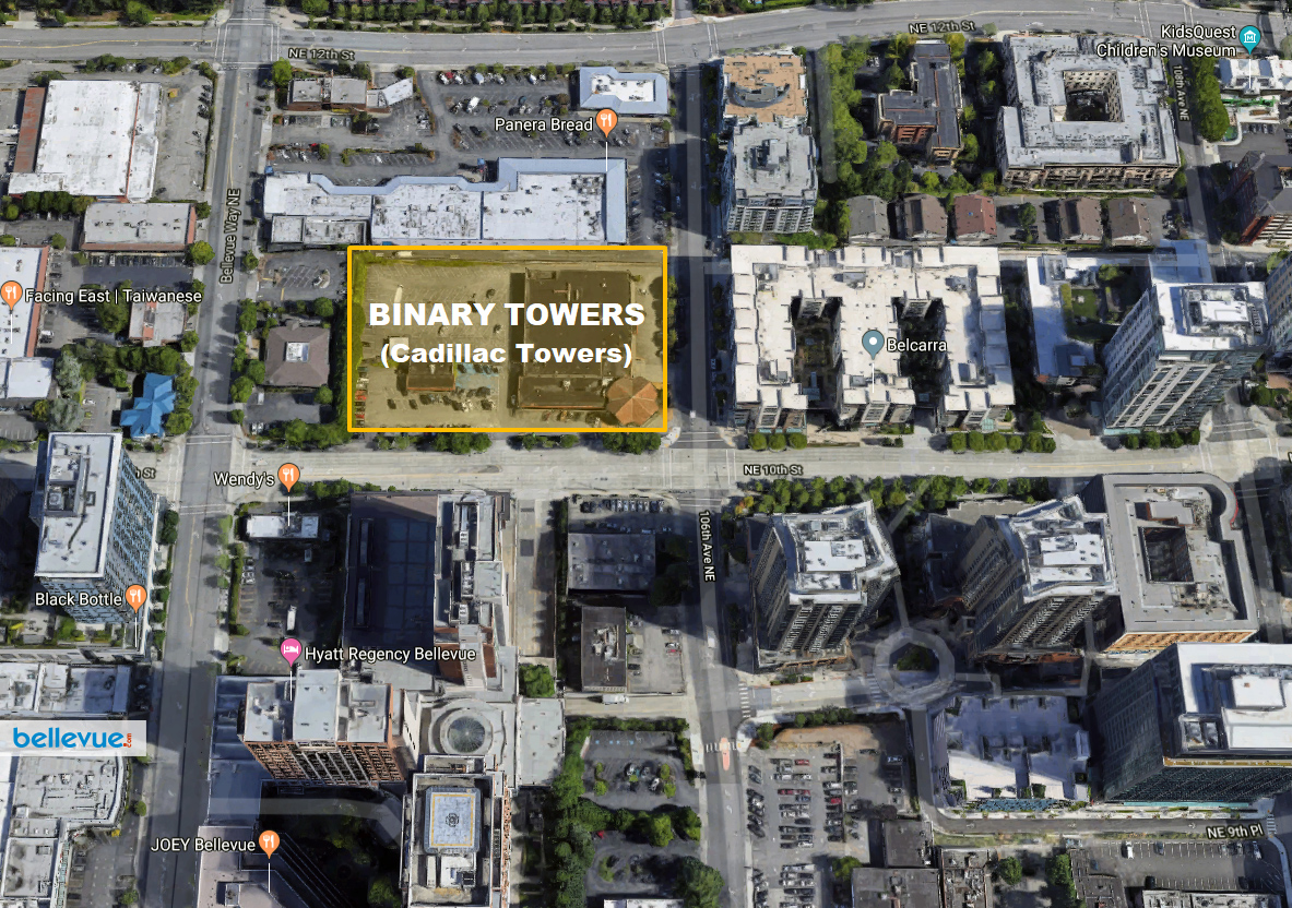 Bellevue Beat Amazon leases future Cadillac Towers in downtown