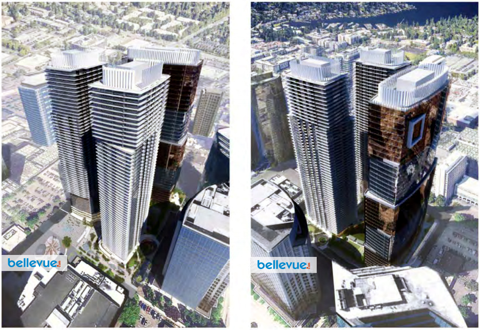 Bellevue Beat Three more 600' towers coming to downtown Bellevue
