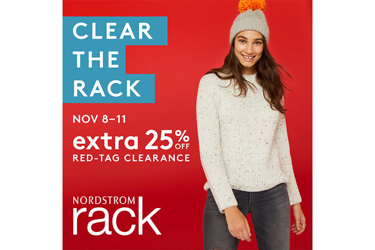 Clear the Rack, at Nordstrom Rack! The Bellevue Collection