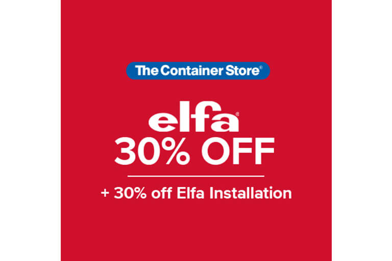 The Container Store Elfa Sale The Bellevue Collection